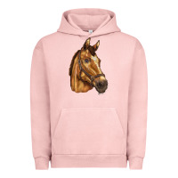 Pigment Salmon horse Urban Hoodie - BarkalooDesign