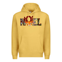 Antique Gold noel reindeer Premium Hoodie - AdoDesignShop