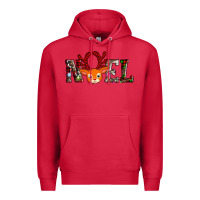 Cardinal noel reindeer Premium Hoodie - AdoDesignShop