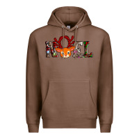 Chestnut noel reindeer Premium Hoodie - AdoDesignShop