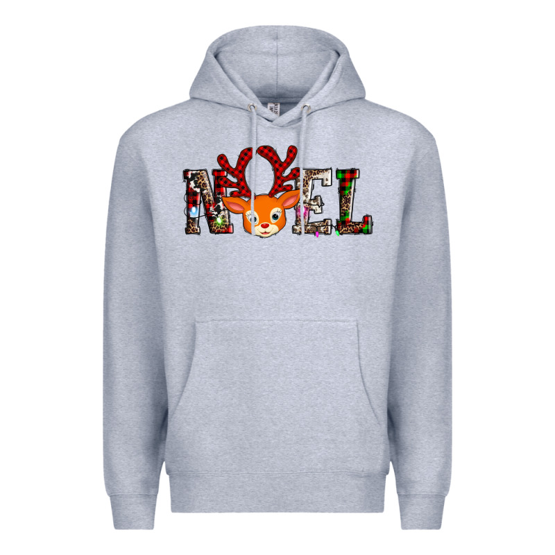 Noel Reindeer Premium Hoodie by AdoDesignShop | Teevron