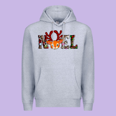 Noel Reindeer Premium Hoodie Designed By Adodesignshop