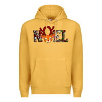 Mustard noel reindeer Premium Hoodie - AdoDesignShop