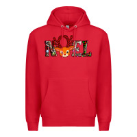 Red noel reindeer Premium Hoodie - AdoDesignShop