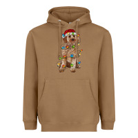 Toasted Coconut cockapoo with christmas lights Heavyweight Hoodie - RanaPortraitStore