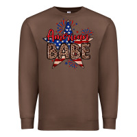 Chestnut American babe Premium Sweatshirt - Neo Western