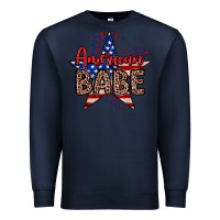 Navy American babe Premium Sweatshirt - Neo Western