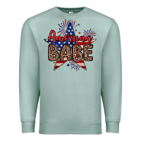 Seafoam American babe Premium Sweatshirt - Neo Western
