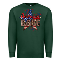Sports Green American babe Premium Sweatshirt - Neo Western
