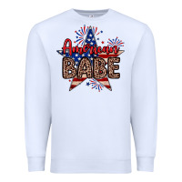 White American babe Premium Sweatshirt - Neo Western