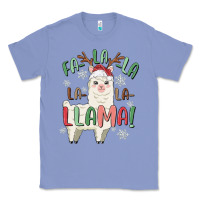 Colony Blue fa la la llama Classic Tee - MaliasSmallBusiness