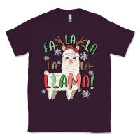 Plum fa la la llama Classic Tee - MaliasSmallBusiness