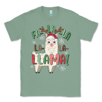 Sage fa la la llama Classic Tee - MaliasSmallBusiness