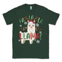 Sports Green fa la la llama Classic Tee - MaliasSmallBusiness