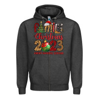 Charcoal Heather family christmas 2023 making memories together Zipper Hoodie - MaliasSmallBusiness