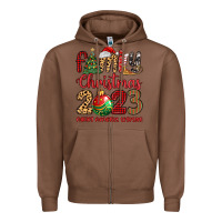 Chestnut family christmas 2023 making memories together Zipper Hoodie - MaliasSmallBusiness
