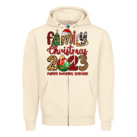 Sandshell family christmas 2023 making memories together Zipper Hoodie - MaliasSmallBusiness