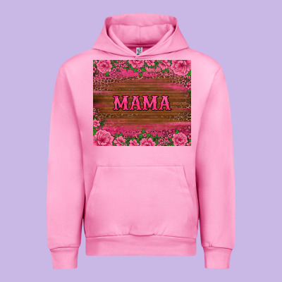 Floral Leopard Mama Tumbler Urban Hoodie Designed By Barkaloodesign