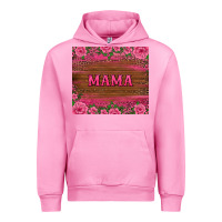 Fuchsia Pink floral leopard mama tumbler Urban Hoodie - BarkalooDesign