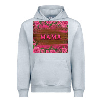 Heather Grey floral leopard mama tumbler Urban Hoodie - BarkalooDesign