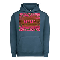 Pigment Midnight Navy floral leopard mama tumbler Urban Hoodie - BarkalooDesign