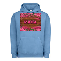 Pigment Pebble Blue floral leopard mama tumbler Urban Hoodie - BarkalooDesign