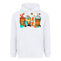 White thankful coffee cups Heavyweight Hoodie - Zillion Design Studio