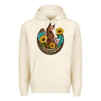 Tofu western horseshoe horse sunflowers gemstone Premium Hoodie - Artiststas