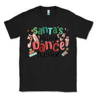 Black santa's favorite dance teacher Classic Tee - MaliasSmallBusiness