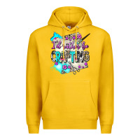 Lemon i d rather be crafting Premium Hoodie - AdoDesignShop