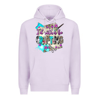 Lilac i d rather be crafting Premium Hoodie - AdoDesignShop