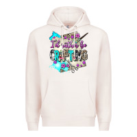 Pale Pink i d rather be crafting Premium Hoodie - AdoDesignShop