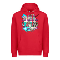 Red i d rather be crafting Premium Hoodie - AdoDesignShop