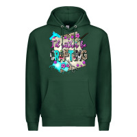 Sports Green i d rather be crafting Premium Hoodie - AdoDesignShop