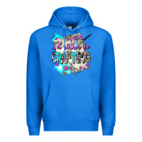 True Royal i d rather be crafting Premium Hoodie - AdoDesignShop