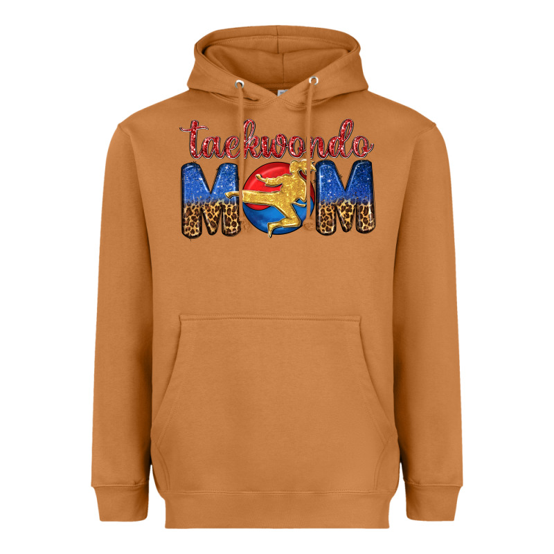 Taekwondo Mom Heavyweight Hoodie by texasbilliewilder | Teevron