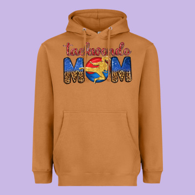 Taekwondo Mom Heavyweight Hoodie Designed By Texasbilliewilder