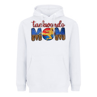 White taekwondo mom Heavyweight Hoodie - texasbilliewilder
