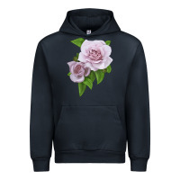 Navy Silver Lining Rose Urban Hoodie - LillyAllenDesigns