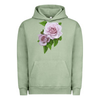 Pigment Oil Green Silver Lining Rose Urban Hoodie - LillyAllenDesigns