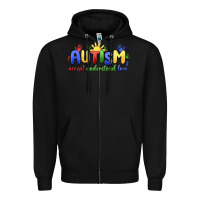 Black autism accept understand love Zipper Hoodie - MaliasSmallBusiness