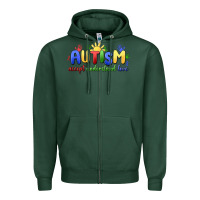 Sports Green autism accept understand love Zipper Hoodie - MaliasSmallBusiness
