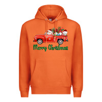 Carrot merry christmas truck gnomes Premium Hoodie - AdoDesignShop