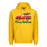 Lemon merry christmas truck gnomes Premium Hoodie - AdoDesignShop