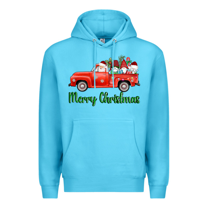 Merry Christmas Truck Gnomes Premium Hoodie by AdoDesignShop | Teevron