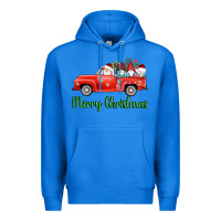 True Royal merry christmas truck gnomes Premium Hoodie - AdoDesignShop