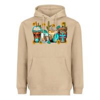 Blessed Coffee Cups Heavyweight Hoodie | Teevron