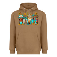 Toasted Coconut blessed coffee cups Heavyweight Hoodie - Zillion Design Studio