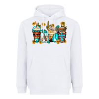 White blessed coffee cups Heavyweight Hoodie - Zillion Design Studio