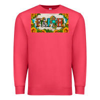 Cardinal faith cross and sunflower license plate Premium Sweatshirt - HRA Design Shop